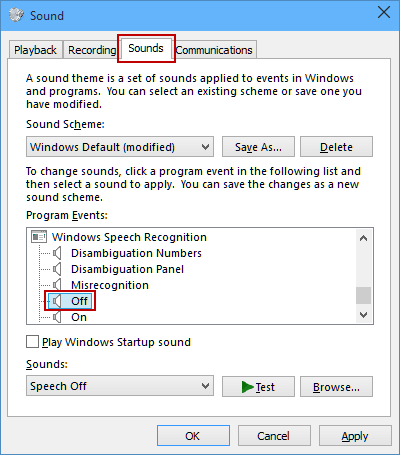 change speech to text windows 10